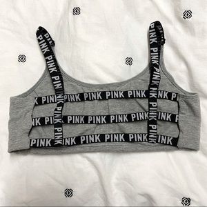 Victoria’s Secret PINK strappy sports bra Small